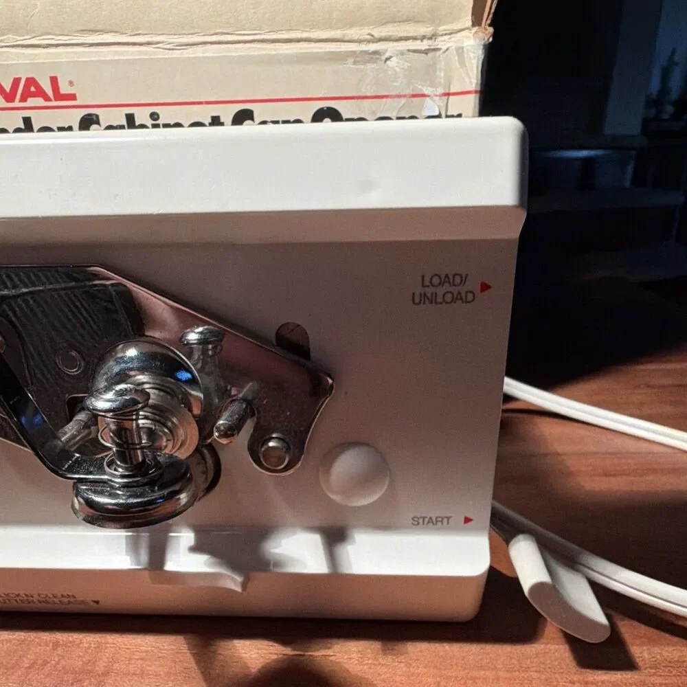 Rival 7500 Under-Cabinet Can Opener Fully Automatic Electric White